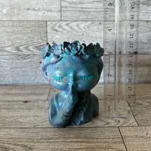 Mini cement plant pot